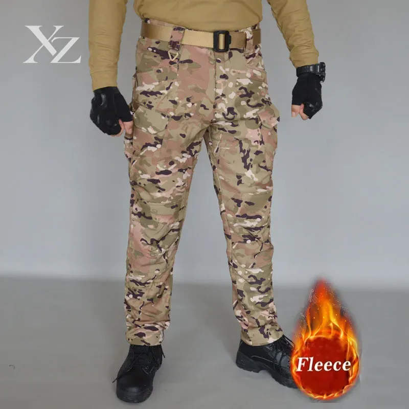 Fishing Pants Waterproof - Calças Cargo Táticas de Inverno Impermeáveis
