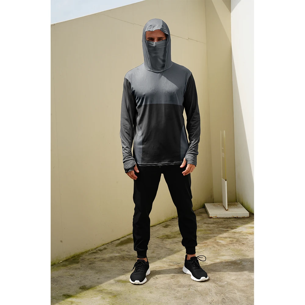 Fishing Mask Sun Protection - Camisa de pesca de manga comprida