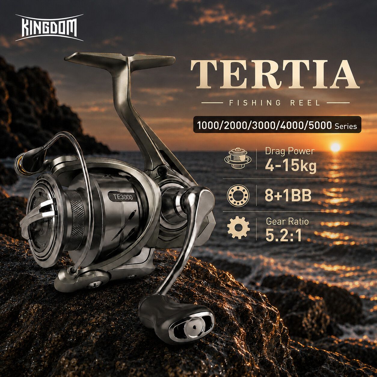 Carretilha de Pesca KINGDOM TE - Kastking Reel Zephyr avaliação e preço