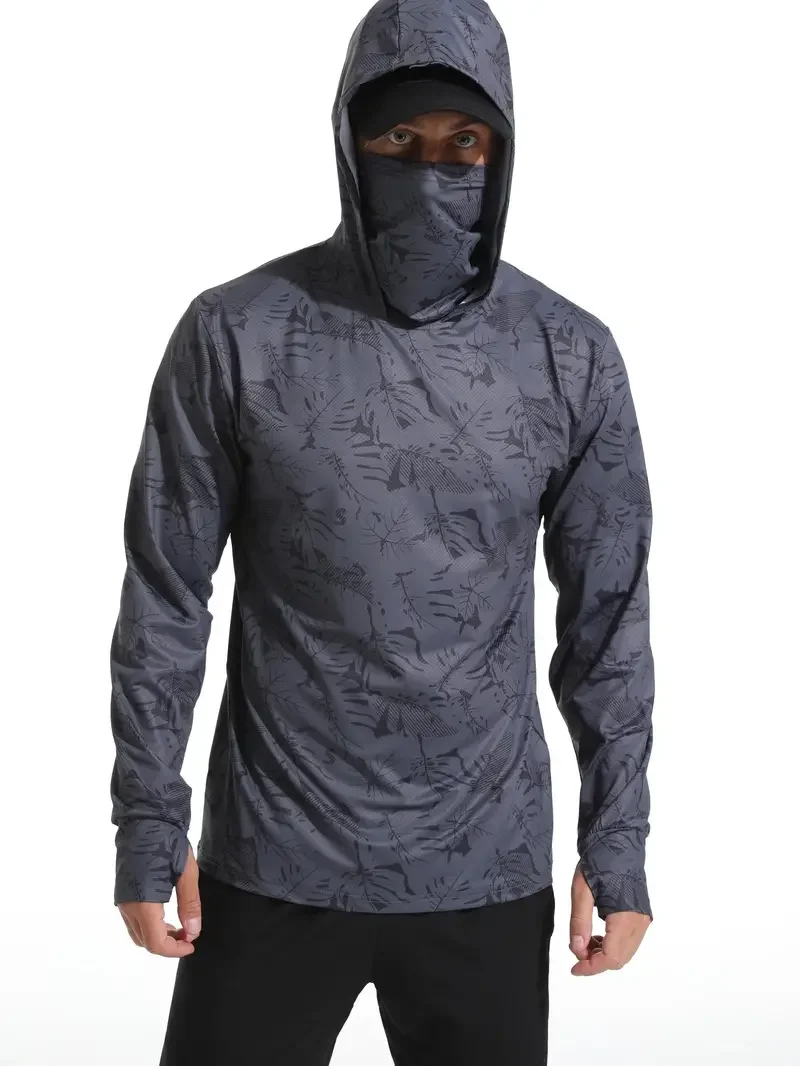 Camisa de pesca com capuz para - Fishing Mask Sun Protection avaliação e preço