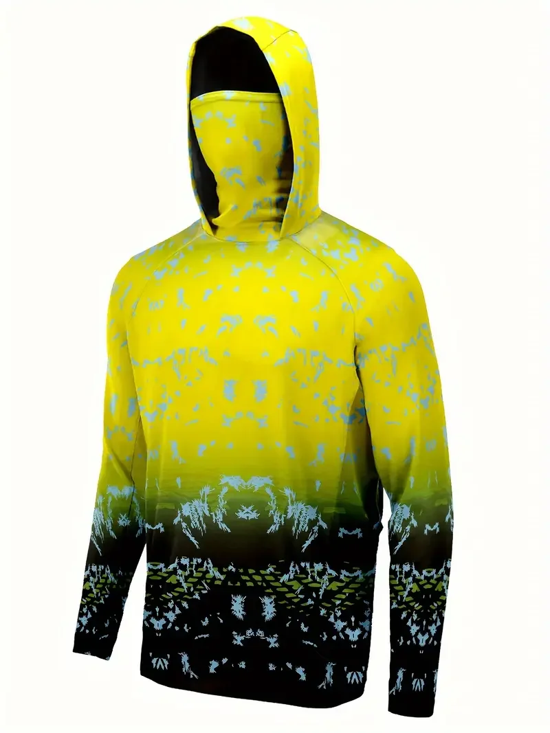 Camisa de pesca com capuz para - Fishing Mask Sun Protection avaliação e preço