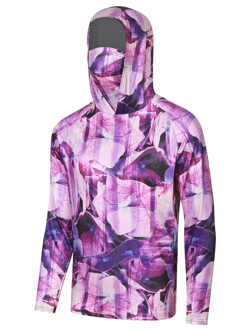 Camisa de pesca com capuz para - Fishing Mask Sun Protection avaliação e preço