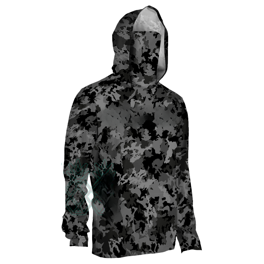 Camiseta masculina verde com c - Fishing Mask Sun Protection avaliação e preço