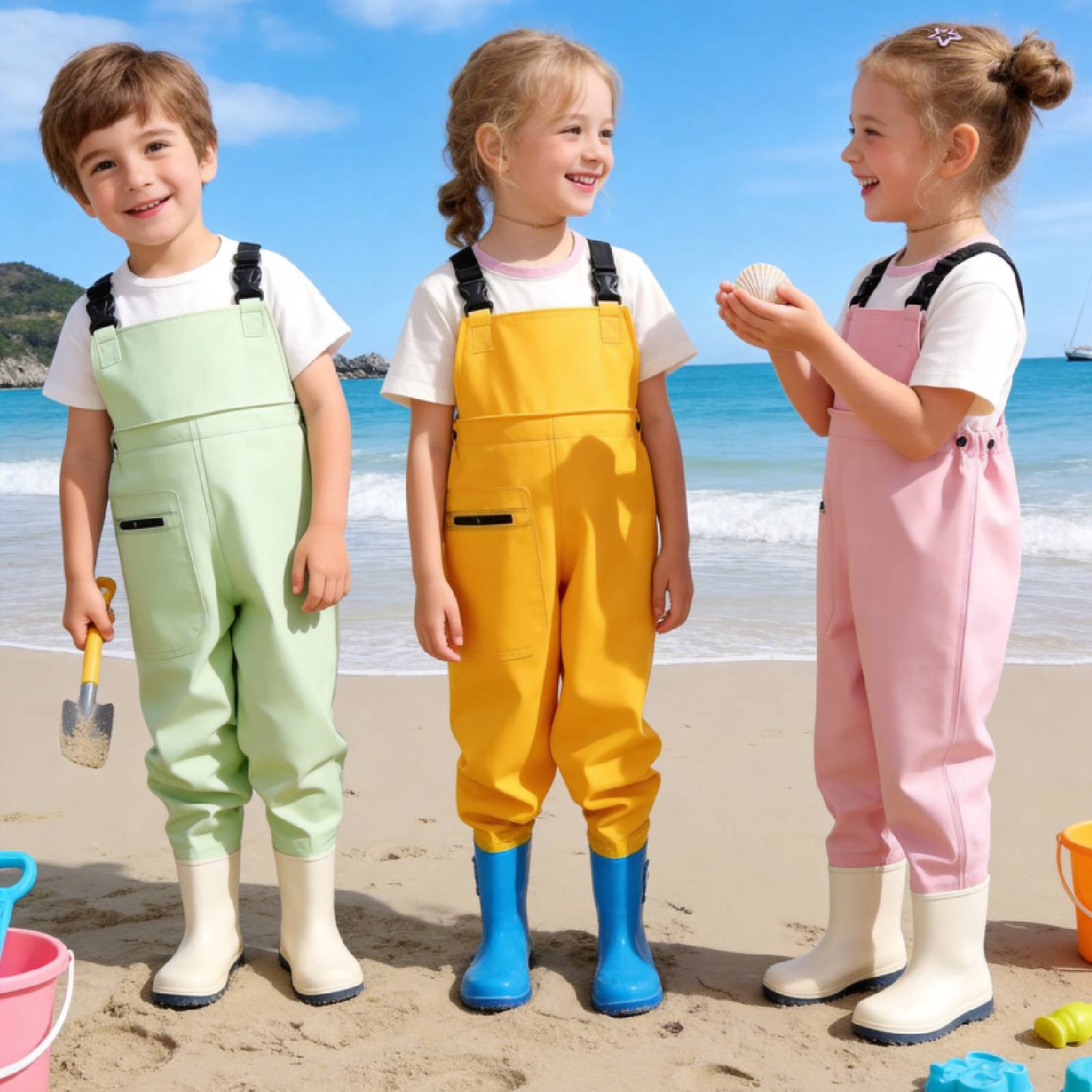 Macacão Infantil Impermeável p - Fishing Pants Waterproof avaliação e preço