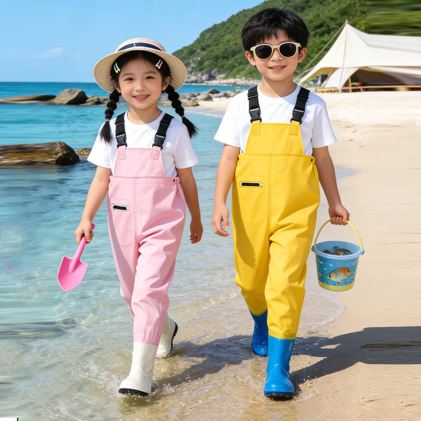 Macacão Infantil Impermeável p - Fishing Pants Waterproof avaliação e preço